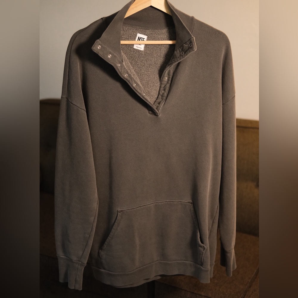 NSF Charcoal Buttoned Jacket